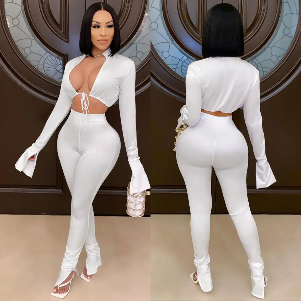 two piece set women two piece outfits clothing club outfits for women sets outfits winter clothes tracksuit