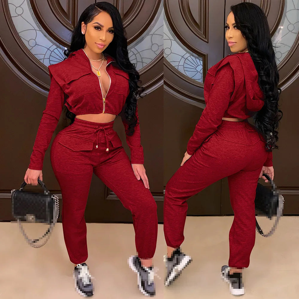 two piece set women tracksuit two piece women sets sweatsuits for female club outfits 2 pieces sets winter clothes 2020