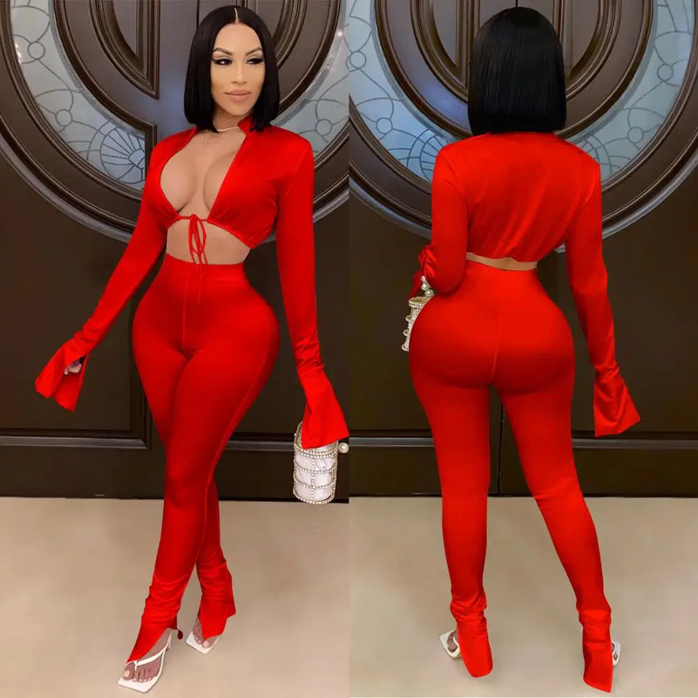 two piece set women two piece outfits clothing club outfits for women sets outfits winter clothes tracksuit