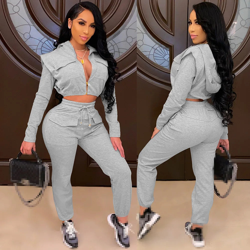 two piece set women tracksuit two piece women sets sweatsuits for female club outfits  2 pieces sets winter clothes 2020