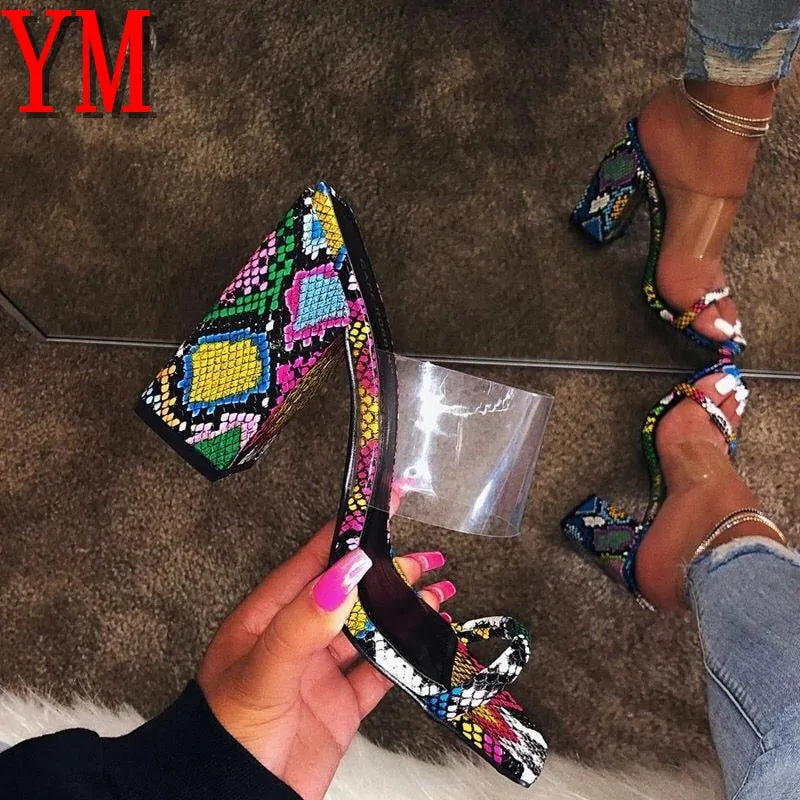 Women Transparent PVC Sandals