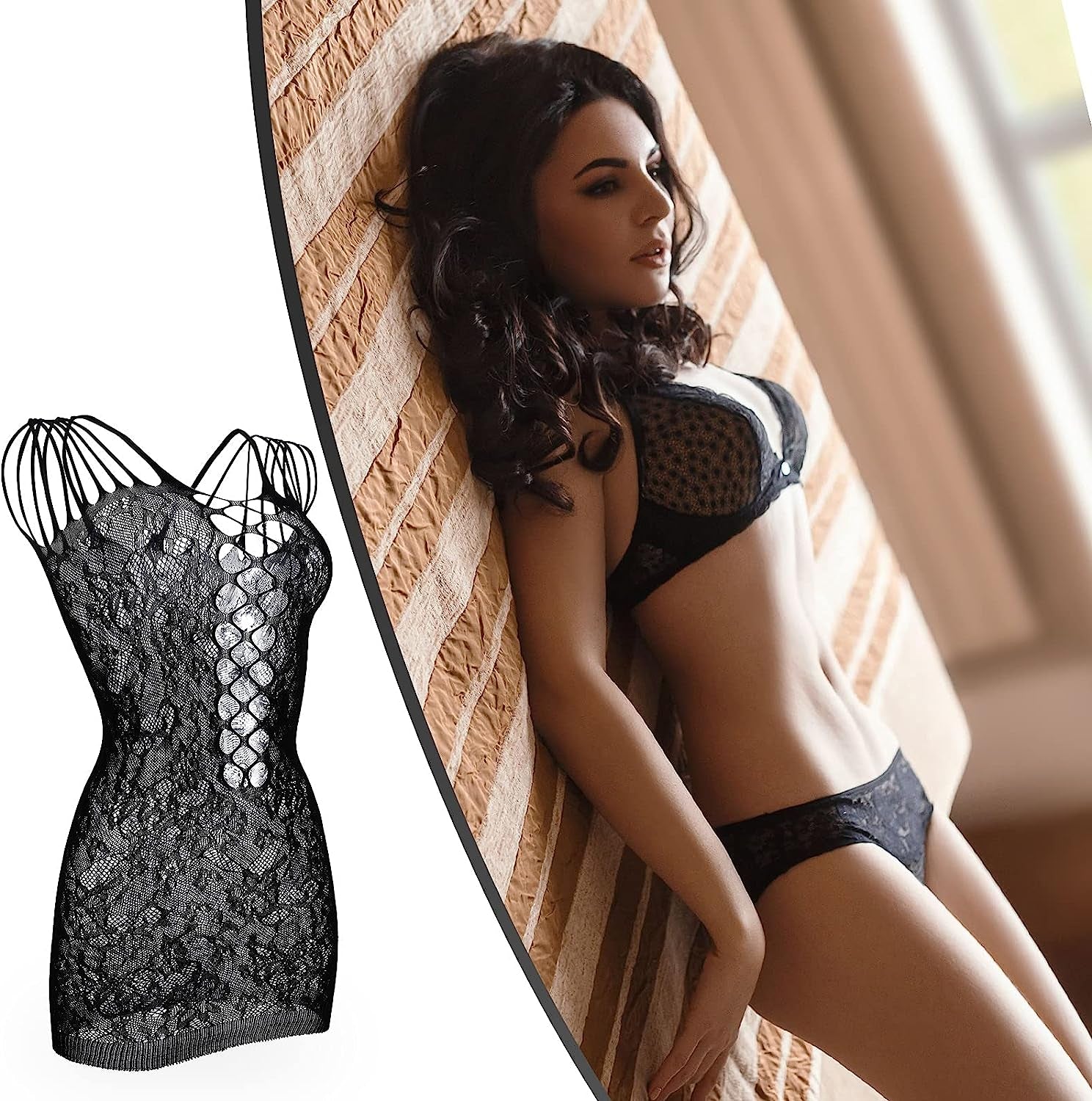 8 Pieces Fishnet Dress for Women Lingerie for Women Fishnet Dress Women Lingerie Fishnet for Women Favor